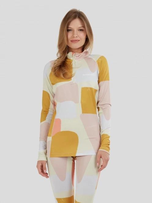 Fundango Yade II Baselayer Top damski koszulka bieliźniana wielokolorowy 2