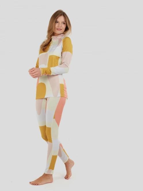 Fundango Yade II Baselayer Top damski koszulka bieliźniana wielokolorowy 4