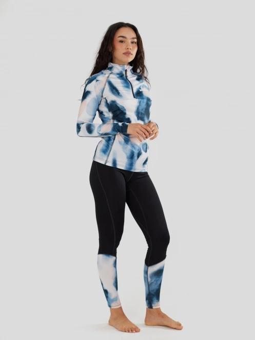 Fundango Yade II Baselayer Top damski koszulka bieliźniana niebieski 4