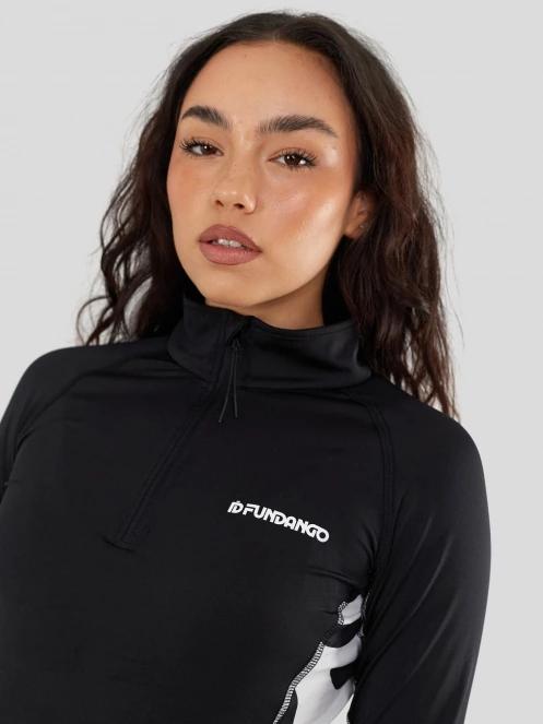 Fundango Yade II Baselayer Top damski koszulka bieliźniana czarny 7