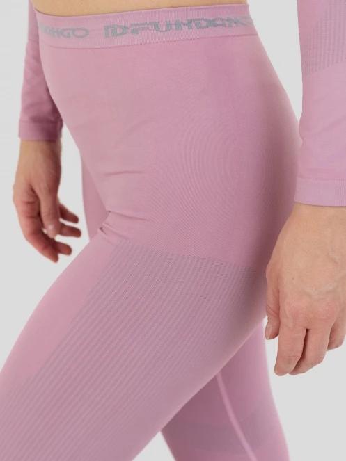 Fundango Seamless Baselayer Set damski komplet bielizny różowy 11