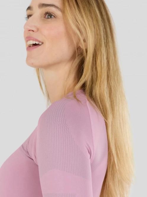 Fundango Seamless Baselayer Set damski komplet bielizny różowy 5