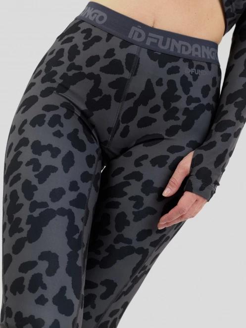 Fundango Yaris III Baselayer Bottom damski spodnie bieliźniane czarny 7