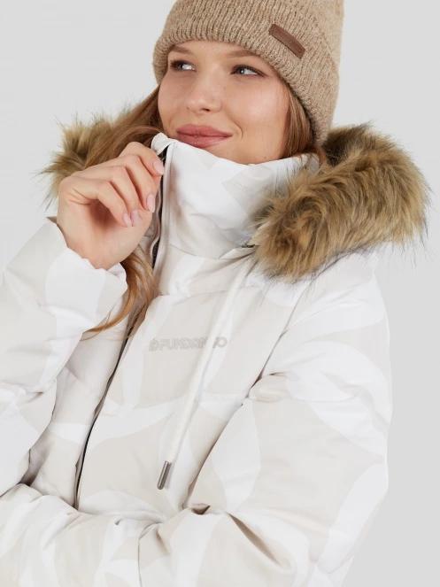 Fundango Puppis Padded Jacket damski kurtka zimowa piasek 8
