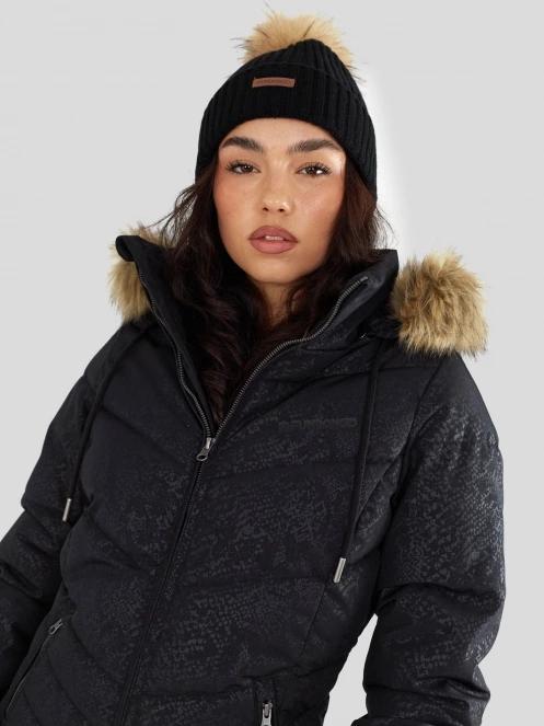 Fundango Puppis Padded Jacket damski kurtka zimowa czarny 5