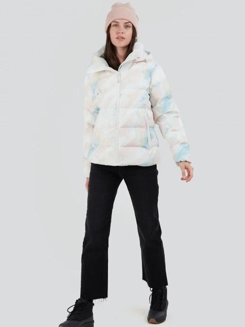 Fundango Amber Padded Jacket damski pikowana kurtka przejściowa wielokolorowy 4