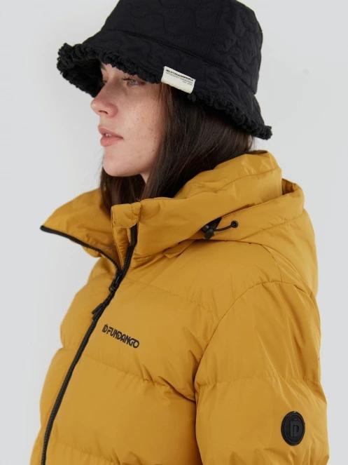 Fundango Amber Padded Jacket damski pikowana kurtka przejściowa żółty 6