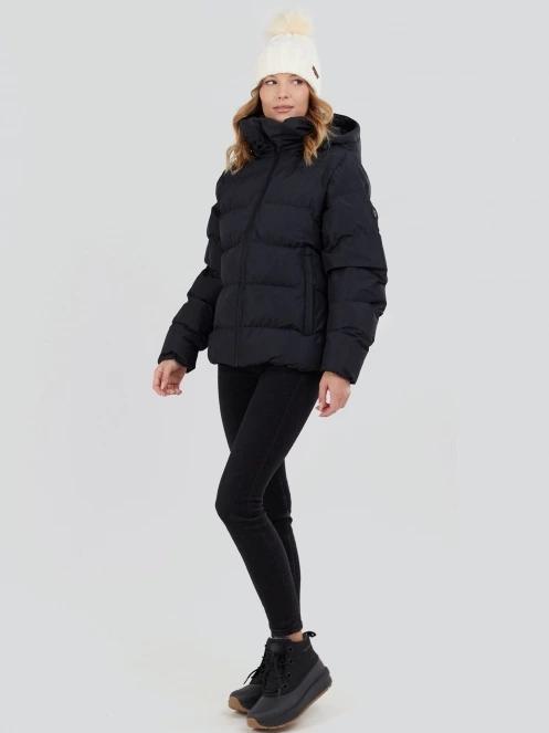 Fundango Amber Padded Jacket damski kurtka przejściowa czarny 4