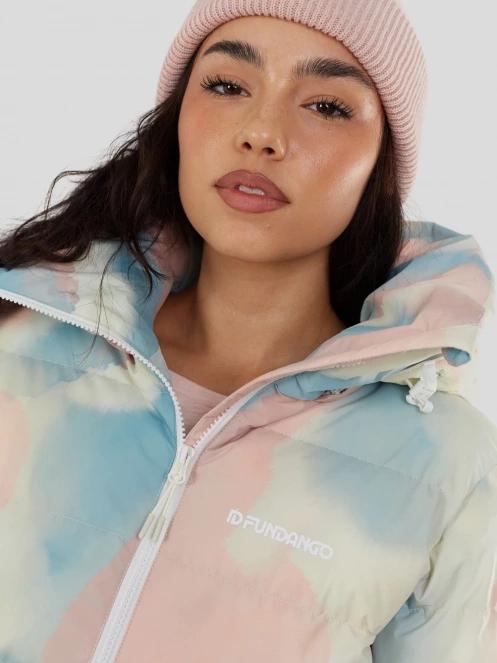 Fundango Amber Padded Jacket damski pikowana kurtka przejściowa wielokolorowy 6