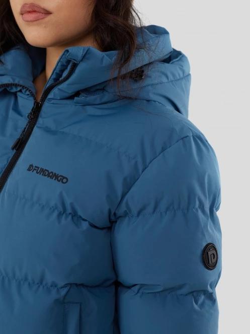 Fundango Amber Padded Jacket damski pikowana kurtka przejściowa niebieski 6