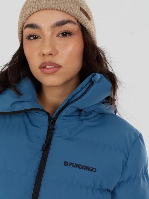 Fundango Amber Padded Jacket damski pikowana kurtka przejściowa niebieski 7