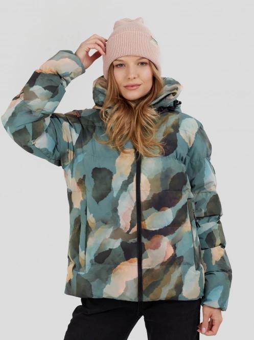 Fundango Amber Padded Jacket damski pikowana kurtka przejściowa wielokolorowy 2