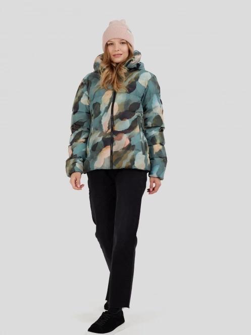 Fundango Amber Padded Jacket damski pikowana kurtka przejściowa wielokolorowy 4