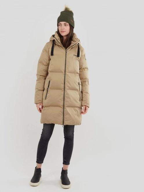 Fundango Vanessa Padded Jacket damski kurtka zimowa brąz 5