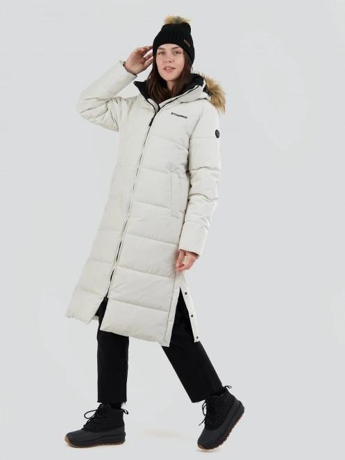 Fundango Meganne Padded Jacket damski kurtka zimowa piasek 4