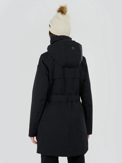 Fundango Charlotte Trenchcoat damski prochowiec czarny 3