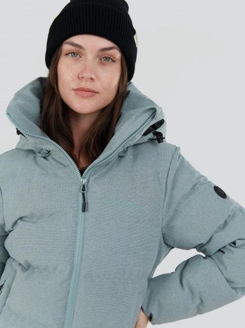 Fundango Mirabelle Padded Jacket damski pikowana kurtka przejściowa zielony 6