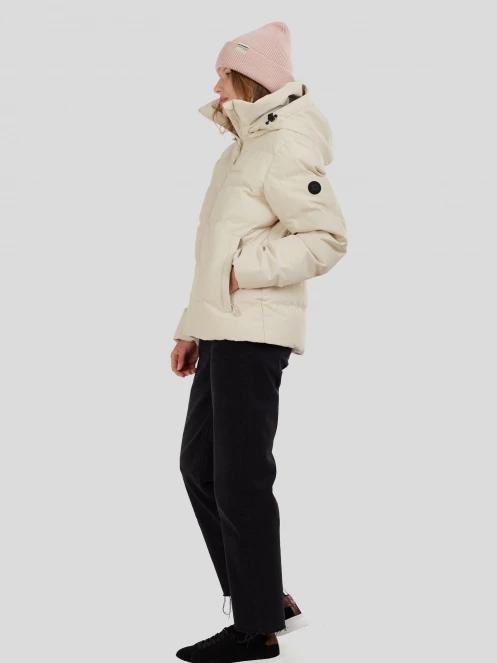 Fundango Mirabelle Padded Jacket damski pikowana kurtka przejściowa piasek 4