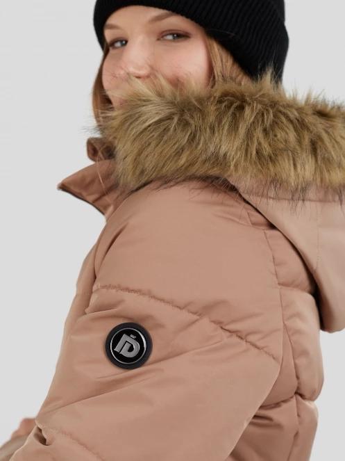 Fundango Prue Padded Jacket damski kurtka zimowa brąz 8