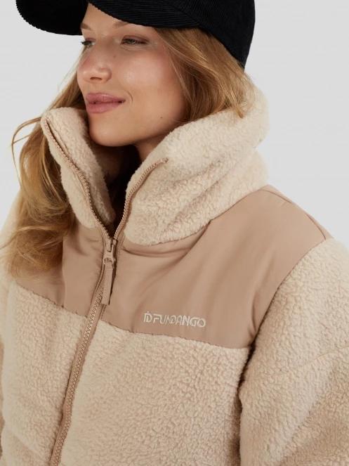 Fundango Nukka Padded Jacket damski pikowana kurtka przejściowa piasek 6