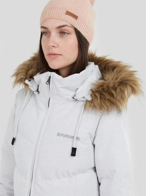Fundango Puppis Padded Jacket damski kurtka zimowa piasek 6