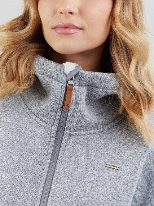 Fundango Ara Fleece Jacket damski bluza z polaru szary 5