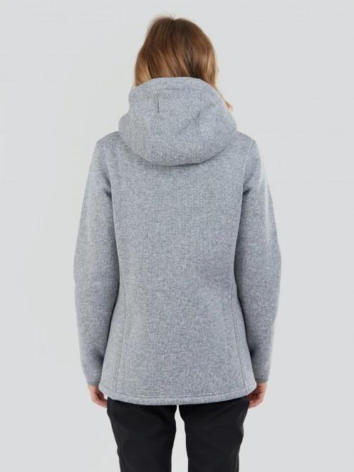 Fundango Ara Fleece Jacket damski sweter z kapturem szary 3