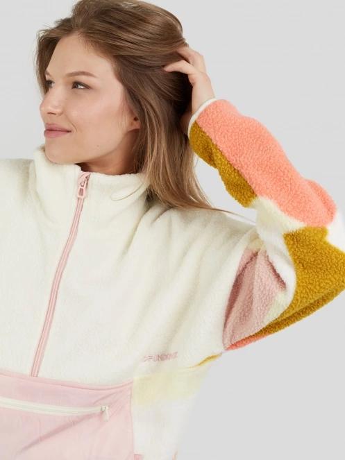 Fundango Riva Hybrid Pullover damski hybrydowa warstwa pośrednia wielokolorowy 8