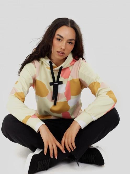 Fundango Challenger Pullover damski sweter z kapturem wielokolorowy 5