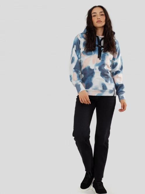 Fundango Challenger Pullover damski sweter z kapturem niebieski 4