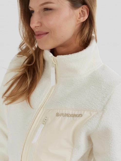 Fundango Shiloh Fleece Jacket damski bluza z polaru biały 6