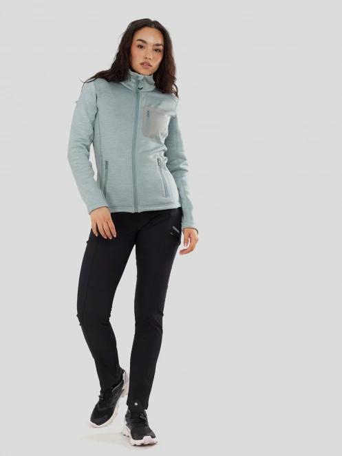 Fundango Antilles Melange Jacket damski bluza z polaru zielony 4