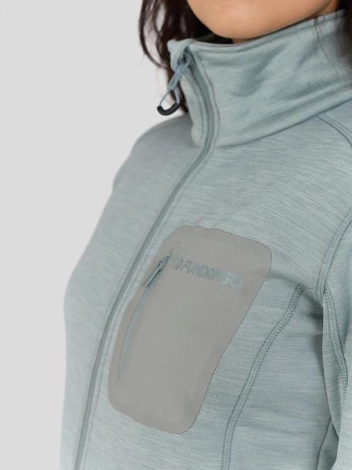 Fundango Antilles Melange Jacket damski bluza z polaru zielony 7