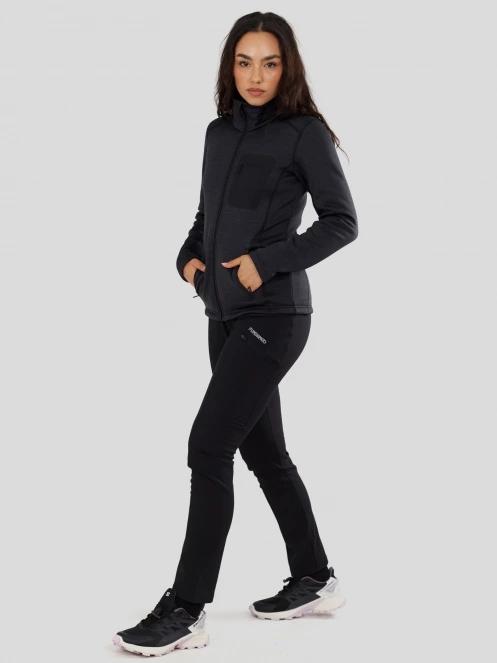 Fundango Antilles Melange Jacket damski bluza z polaru czarny 4