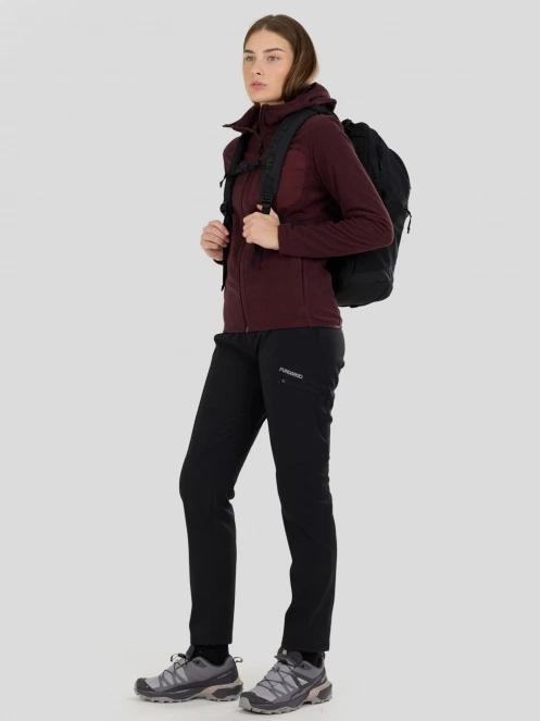 Fundango Nigata Full Zip Hoodie damski hybrydowa warstwa pośrednia fiolet 4