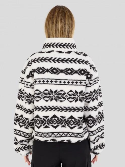 Fundango Pacha Fleece Jacket damski bluza z polaru biały 3