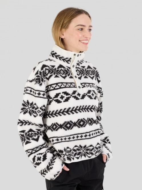 Fundango Pacha Fleece Jacket damski bluza z polaru biały 5