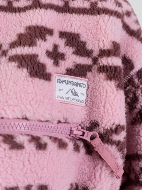 Fundango Pacha Fleece Jacket damski bluza z polaru różowy 9