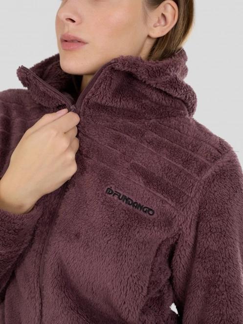Fundango Zealand Plush Pile Jacket damski bluza z polaru fiolet 6