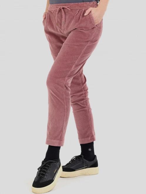 Fundango Lorna Corduroy Pants damski dlugie spodnie różowy 2