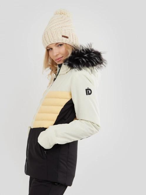 Fundango Salina Padded Jacket damski pikowana kurtka narciarska żółty 4