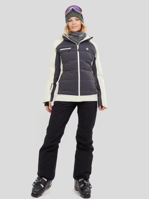 Fundango Medina Padded Jacket damski pikowana kurtka narciarska czarny 5