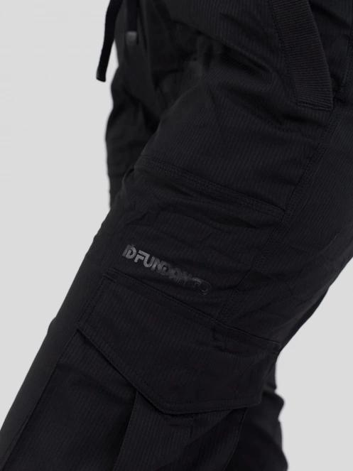 Fundango Finley Cargo Pants damski spodnie turystyczne czarny 7