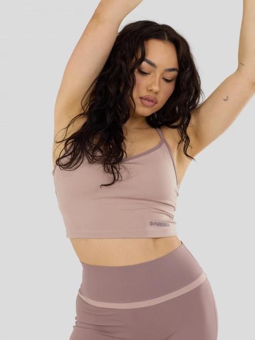 Fundango Aero Crop Top damski crop top różowy 6