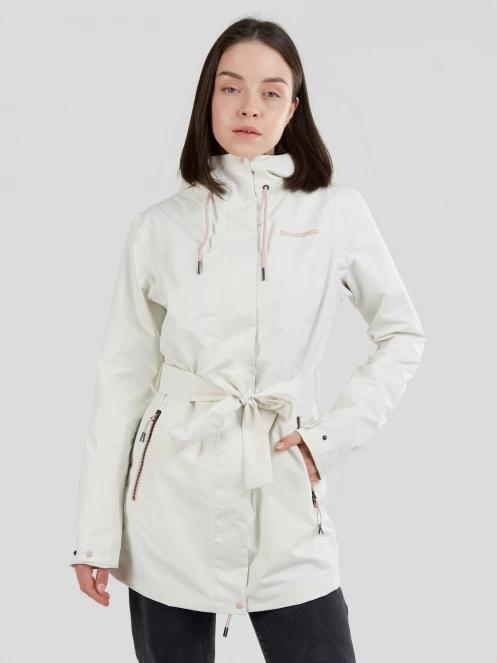 Fundango Regina Waterproof Trench Jacket damski plaszcz przeciwdeszczowy piasek 2