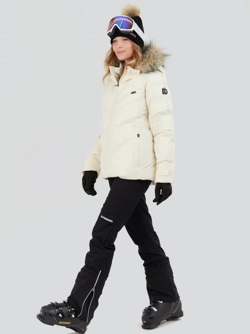 Fundango Elyra Fur Padded Jacket damski kurtka narciarska biały 2