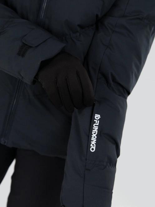 Fundango Elyra Fur Padded Jacket damski pikowana kurtka narciarska czarny 7