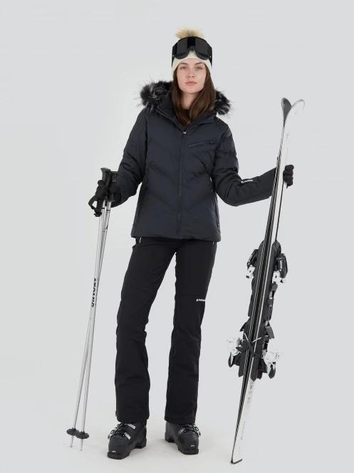 Fundango Elyra Fur Padded Jacket damski kurtka narciarska czarny 4