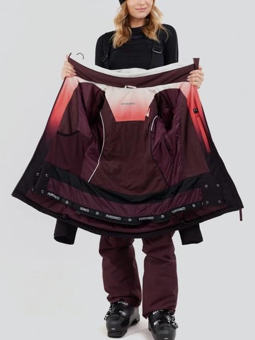 Fundango Pumila Padded Jacket damski kurtka narciarska różowy 5