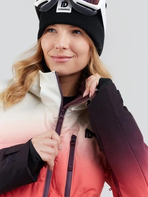 Fundango Pumila Padded Jacket damski kurtka narciarska różowy 7